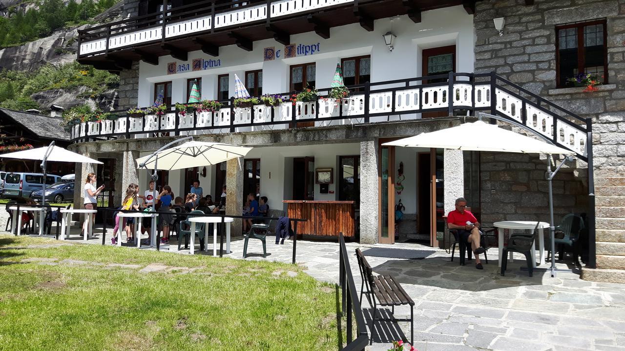 ホテル Casa Alpina De Filippi マクニャーガ エクステリア 写真